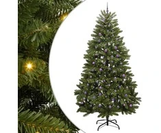 Dirbtinė Kalėdų eglutė su 300 LED Žalia 300 cm PVC ir metalas