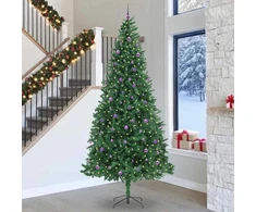 Dirbtinė Kalėdų eglutė Žalia 300 cm PVC ir Metalas ir Plastikas
