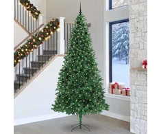 Dirbtinė Kalėdų eglutė Žalia 300 cm PVC ir Metalas ir Plastikas