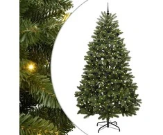 Dirbtinė Kalėdų eglutė su 300 LED Žalia 300 cm PVC ir metalas