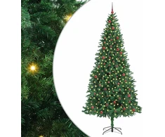 Dirbtinė Kalėdų eglutė Žalia 300 cm PVC ir Metalas ir Plastikas