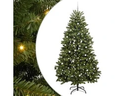 Dirbtinė Kalėdų eglutė su 300 LED Žalia 300 cm PVC ir metalas