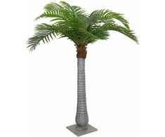 Dirbtinė palmė, žalios spalvos, 200cm, 15 lapų