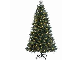 Dirbtinė Sulankstoma Kalėdų Eglutė 120 cm 150 LED Šilta balta