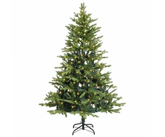 Dirbtinė Sulankstoma Kalėdų Eglutė 120 cm 150 LED Šilta balta