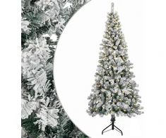 Dirbtinė Sulankstoma Kalėdų Eglutė 120 cm 150 LED Šilta balta