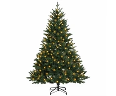 Dirbtinė Sulankstoma Kalėdų Eglutė 120 cm 150 LED Šilta balta