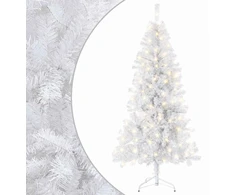 Dirbtinė Sulankstoma Kalėdų Eglutė 150 cm 150 LED Šilta balta