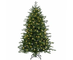 Dirbtinė Sulankstoma Kalėdų Eglutė 150 cm 150 LED Šilta balta
