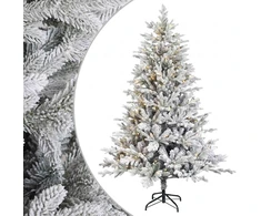 Dirbtinė Sulankstoma Kalėdų Eglutė 150 cm 150 LED Šilta balta