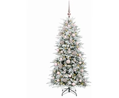 Dirbtinė Kalėdų eglutė su burbulais 150 cm 150 LED Šilta balta