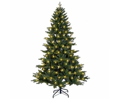 Dirbtinė Sulankstoma Kalėdų Eglutė 150 cm 150 LED Šilta balta
