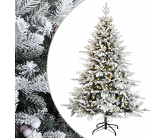 Dirbtinė Sulankstoma Kalėdų Eglutė 150 cm 150 LED Šilta balta