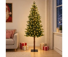 Dirbtinė Sulankstoma Kalėdų Eglutė 150 cm 150 LED Šilta balta