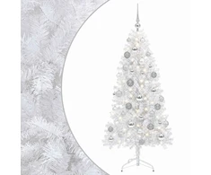 Dirbtinė Sulankstoma Kalėdų Eglutė 150 cm 150 LED Šilta balta