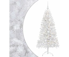 Dirbtinė Sulankstoma Kalėdų Eglutė 150 cm 150 LED Šilta balta