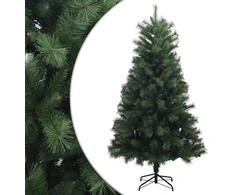 Dirbtinė Sulankstoma Kalėdų Eglutė 180 cm PVC ir metalas Žalia