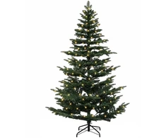 Dirbtinė Sulankstoma Kalėdų Eglutė 180 cm 300 LED Šilta balta