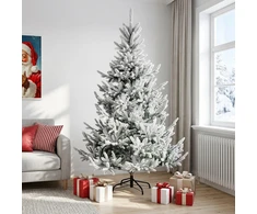 Dirbtinė Sulankstoma Kalėdų Eglutė 210 cm PVC ir metalas