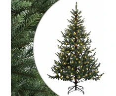 Dirbtinė Sulankstoma Kalėdų Eglutė 210 cm 300 LED Šilta balta