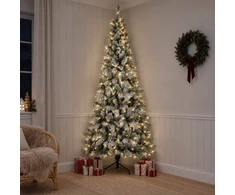 Dirbtinė Sulankstoma Kalėdų Eglutė 210 cm 300 LED Šilta balta