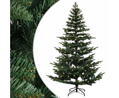 Dirbtinė Sulankstoma Kalėdų Eglutė 210 cm 300 LED Šilta balta
