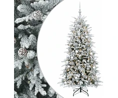 Dirbtinė Kalėdų eglutė su burbulais 210 cm 300 LED Šilta balta