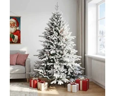 Dirbtinė Sulankstoma Kalėdų Eglutė 210 cm PVC ir metalas