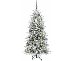 Dirbtinė Sulankstoma Kalėdų Eglutė 240 cm 300 LED Šilta balta
