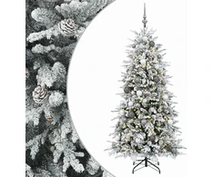 Dirbtinė Sulankstoma Kalėdų Eglutė 240 cm 300 LED Šilta balta