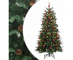 Dirbtinė Kalėdų eglutė su burbulais 240 cm 300 LED Šilta balta