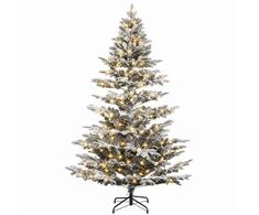 Dirbtinė Sulankstoma Kalėdų Eglutė 240 cm 300 LED Šilta balta