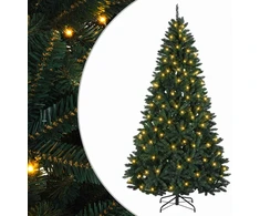 Dirbtinė Sulankstoma Kalėdų Eglutė 270 cm 600 LED Šilta balta