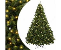 Dirbtinė Sulankstoma Kalėdų Eglutė 300 cm 1000 LED Šilta balta