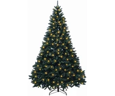 Dirbtinė lankstoma Kalėdų eglutė, tamsiai žalia 300 cm 300 LED