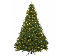 Dirbtinė Sulankstoma Kalėdų Eglutė 300 cm 300 LED Šilta balta
