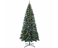 Dirbtinė Sulankstoma Kalėdų Eglutė 400 cm 600 LED Šilta balta