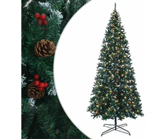 Dirbtinė Sulankstoma Kalėdų Eglutė 400 cm 600 LED Šilta balta