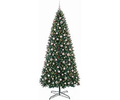 Dirbtinė lankstoma Kalėdų eglutė su žaisliukais 500 cm 900 LED