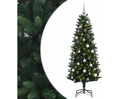 Dirbtinė sulankstoma Kalėdų eglutė su burbulais 120 cm 150 LED