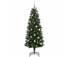 Dirbtinė sulankstoma Kalėdų eglutė su burbulais 120 cm 150 LED
