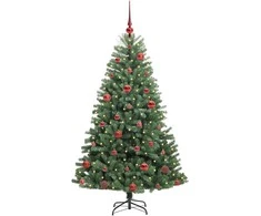 Dirbtinė Sulankstoma Kalėdų Eglutė Žalia 150 cm PVC ir metalas