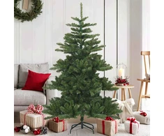 Dirbtinė Sulankstoma Kalėdų Eglutė Žalia 150 cm PVC, plienas