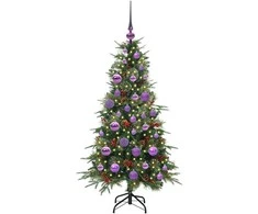 Dirbtinė Sulankstoma Kalėdų Eglutė Žalia 120 cm PE ir PVC
