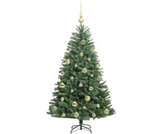 Dirbtinė Sulankstoma Kalėdų Eglutė Žalia 120 cm PVC ir metalas