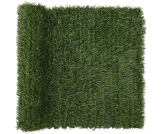 Dirbtinė tvora Šviesiai žalia 1 x 6 m PVC ir Plienas