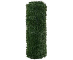 Dirbtinė tvora Tamsiai žalia 1 x 4 m PVC ir Plienas