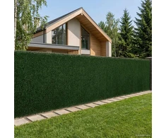 Dirbtinė tvora Tamsiai žalia 1 x 6 m PVC ir Plienas