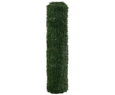 Dirbtinė tvora Tamsiai žalia 1,5 x 3 m PVC ir Plienas