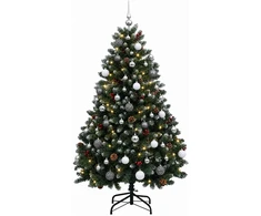 Dirbtinė žalia kalėdinė eglutė su žaisliuku 150 cm 150 LED